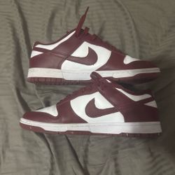 Nike Dunk Low White Dark Beetroot Sneakers