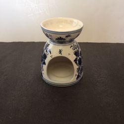 Vintage Blue Delft Candle Burner
