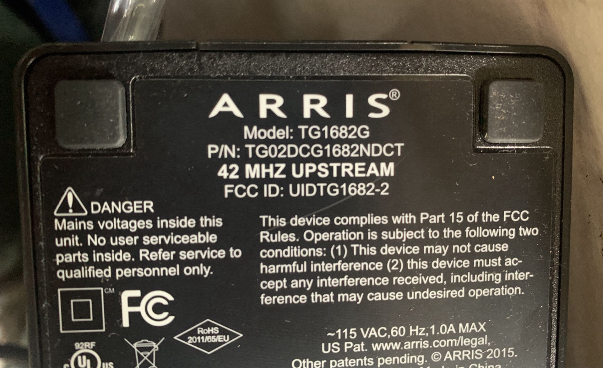 Xfinity XFI Gateway Modem Router
