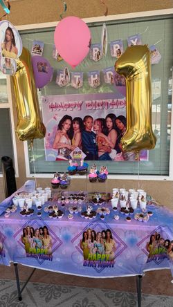 Katseye - FREE backdrop and happy birthday sign