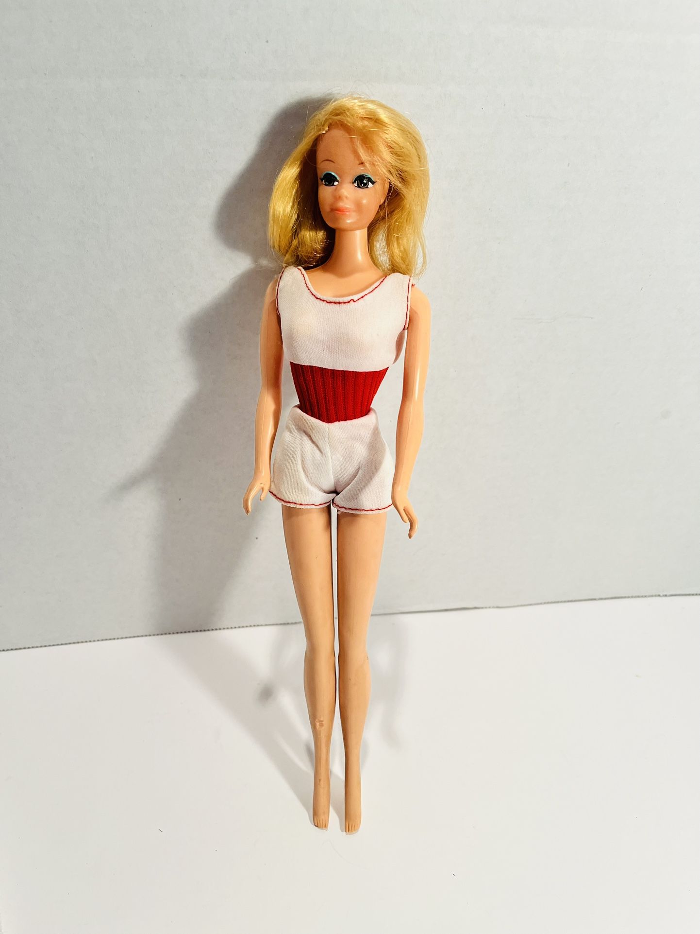 Vintage PJ Barbie Doll 1966 Patent Pending Bendy Legs Eye Lashes