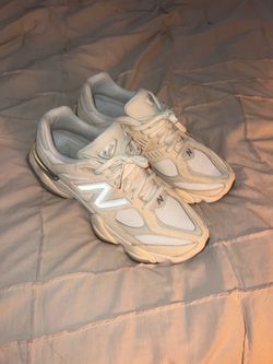 New Balance 9060 cream & white sneakers #newbalance #trainers