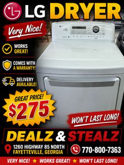LG Washer & Dryer for Sale 
(Works Great)