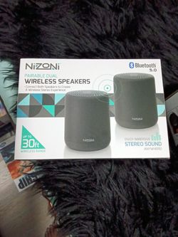 2 speakers come in box brand new