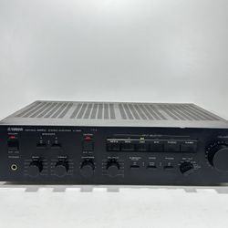Vintage 1980's Yamaha A-500 ~ Stereo Integrated Amplifier ~ Power On/No Sound