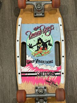1987 Valterra “Beach Boys” Vintage Collectible Skateboard