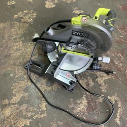 RYOBI 14 Amp Corded 10 in. Compound Miter Saw with LED Cutline Indicator