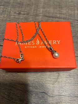 James Avery Pearl pendant and necklace set