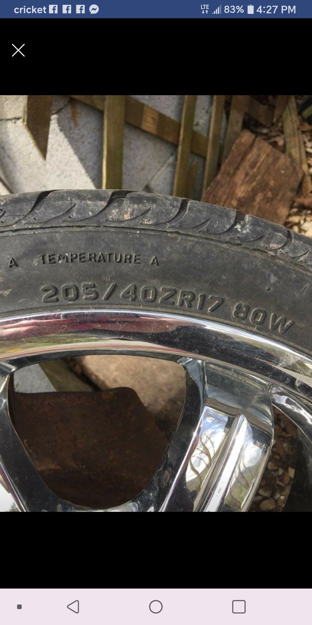 5 Windstar Tire and Wheels