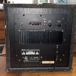 Subwoofer And Speakers 