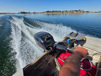 John Boat Aluminum 14ft 9.9hp Engine