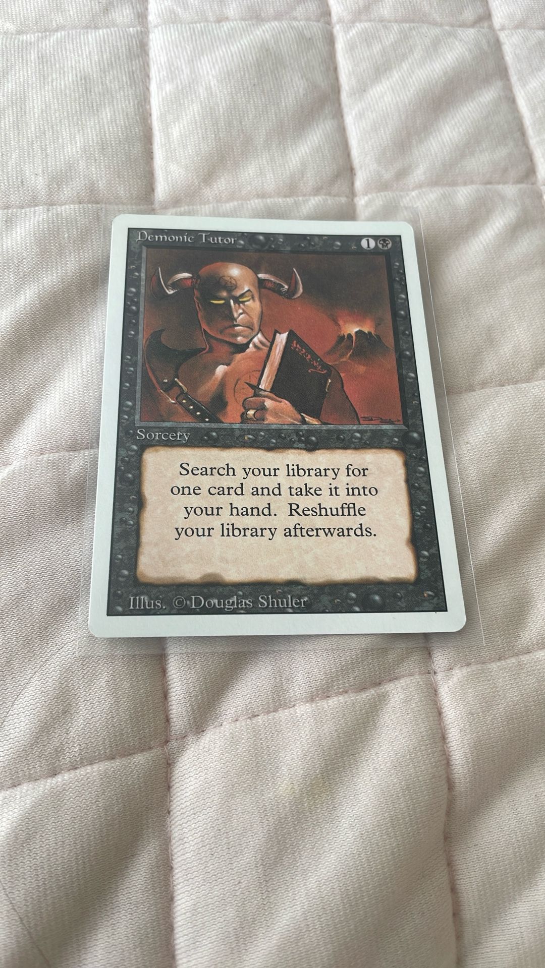 MTG Revised Demoic Tutor
