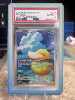PSA 10 Psyduck Illustration Rare Pokemon Card 226/217