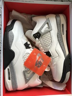 Jordan 4 White Cement