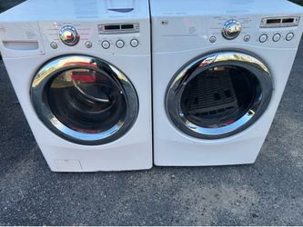 LG front load washer dryer set