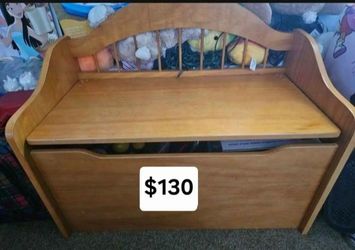 Toy Chest solid wood Bench