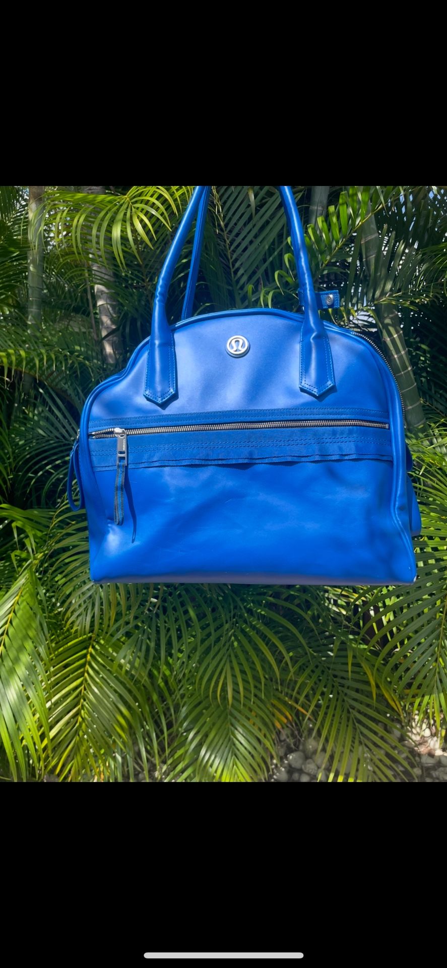 Lululemon sweat once a day yoga/work bag Royal Blue
