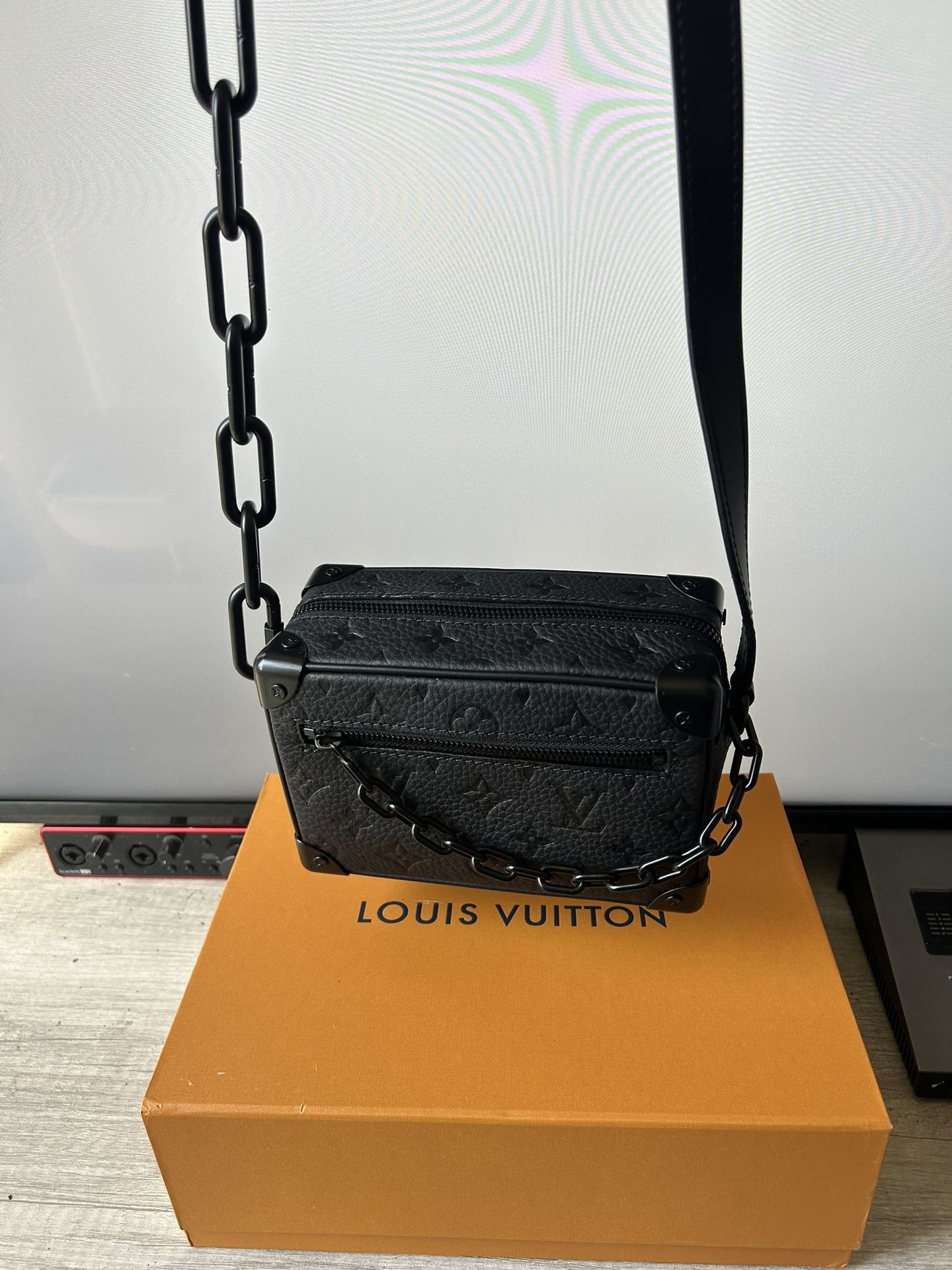 Replica Louis Vuitton Mini Soft Trunk Bag Monogram Taurillon M55702 for  Sale