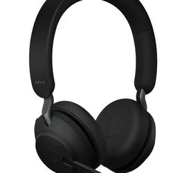Jabra Evolve2 65 UC Wireless Headphones with Link380a, Stereo, Black –