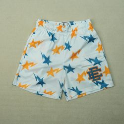 Eric Emanuel X Bape Shorts White Size Small!