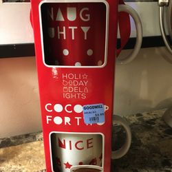 Naughty And Nice Xmas Mugs