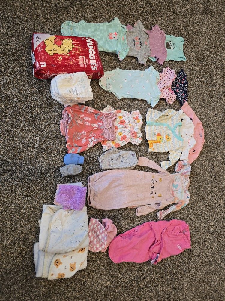 Newborn Baby Girl Clothes