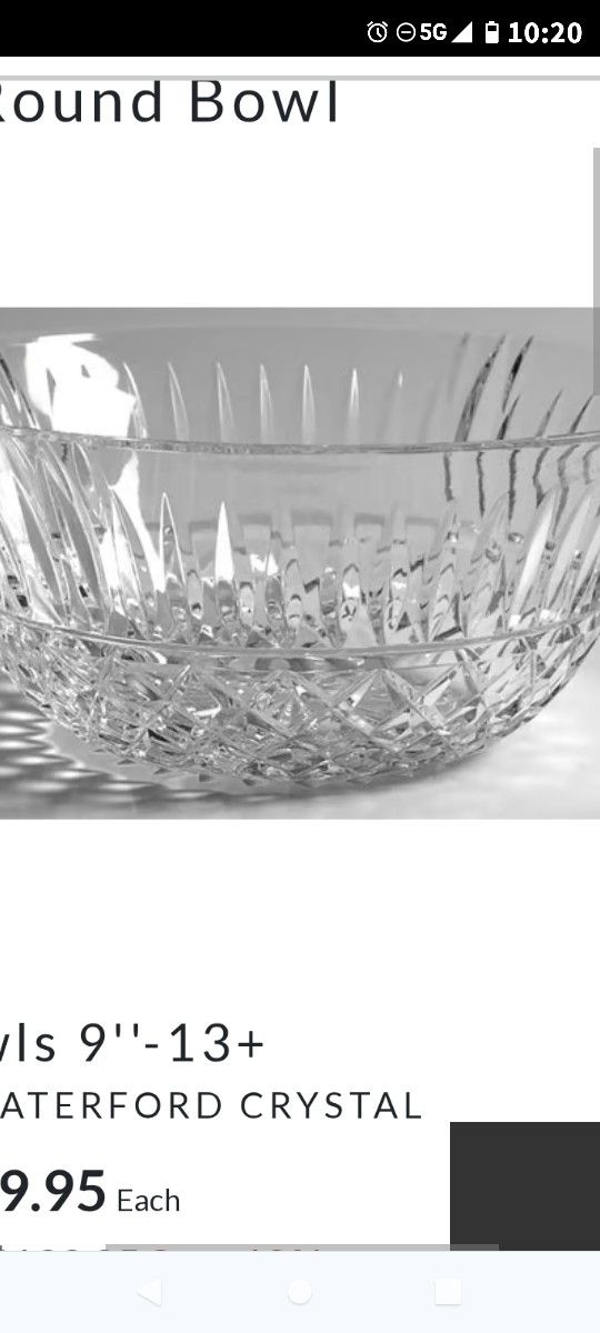 Crystal Bowls & Vases And Centerpieces