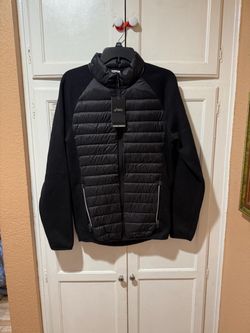 Asics Black Hybrid Puffer Jacket men’s small