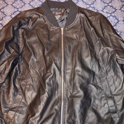 Leather Jacket XL 
