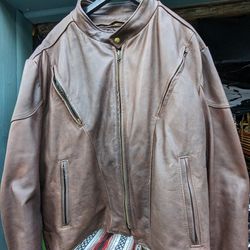 Kerr Leather Jacket Brown