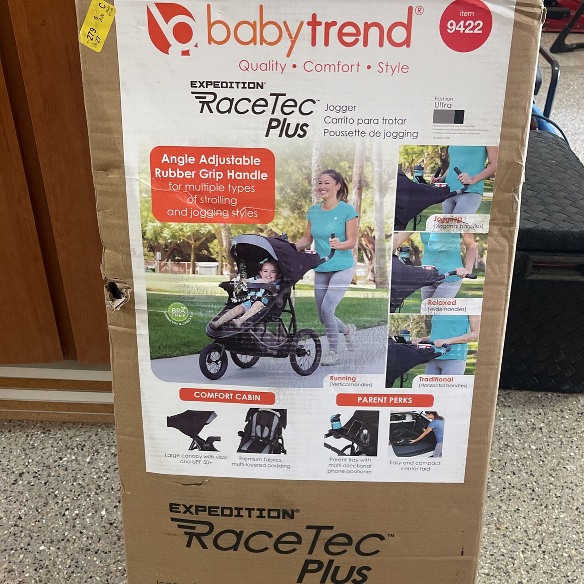 Stroller, baby trend race tech jogger plus