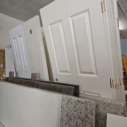 Solid 6 Panel Slab Only Doors