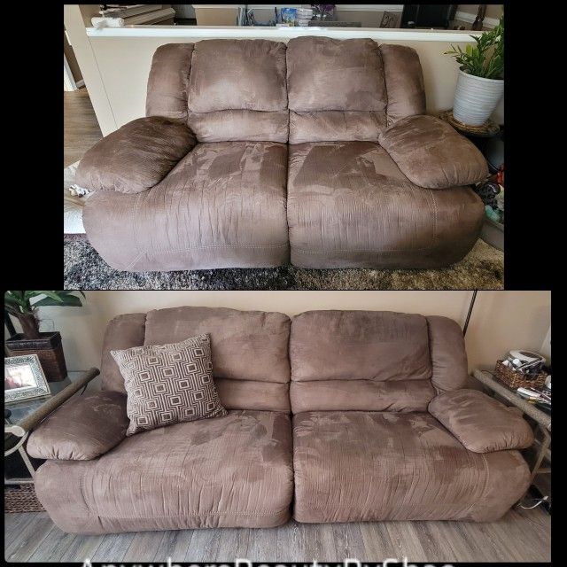 Reclining Couch and Love Seat  Set