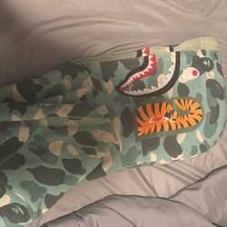 Double Bape Hoodie Used
