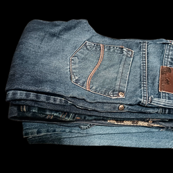 6 Boys Blue Jean Pants (Size 8)