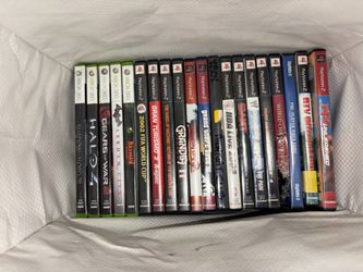 PS2 Xbox 360 Xbox games