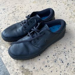 Stefan Janoski Leather Black Golf Shoes Size 11