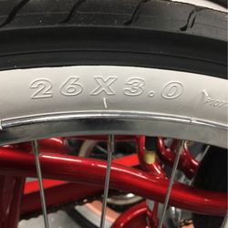 Whitewall 26x3 Tires  New Items Kooldesign Xmas 🎅 