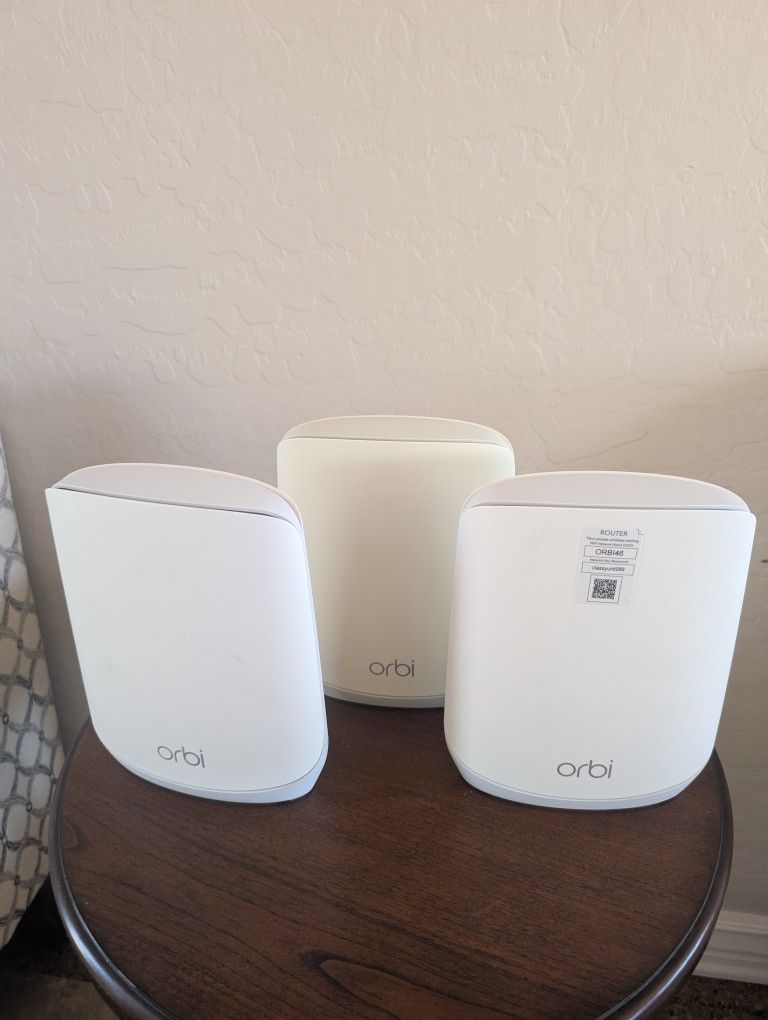 Orbit Mesh router 3 pack and mounting brackets