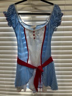 Dorothy Women’s dress Halloween costume Medium (Has Small Stain Sold as is)