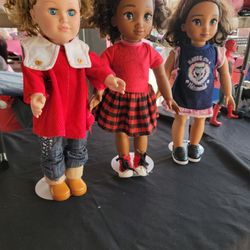 Dolls 12"  $12 Each  🍀🍀🍀  miden 12"  $12 Cada Una