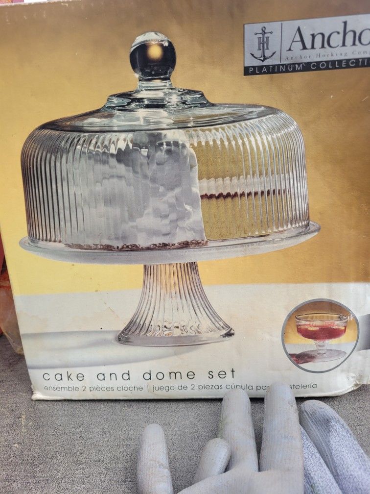 Glass Cake Plate