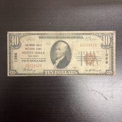 1929 $10 Mount Holly New Jersey