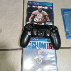 PS4 Controller Rubber Is Gone On The Joystick, Still Works, Comes With 2 Games Also $25 FIRM For All, Will Not Take Any Less, Puo On 59th Ave In CAMEL