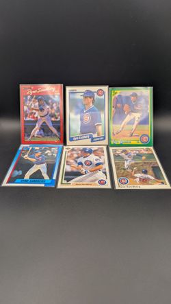 Ryne Sandberg Baseball Card Lot of 6