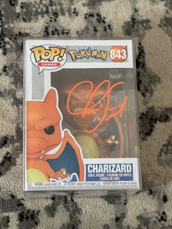 Funko Pop Pokémon Charizard #843 Signed