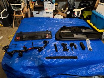 PSE Drive LT compound bow and accessories