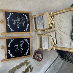 Wedding signs