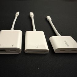 **iPhone W/ Lightning Port ADAPTERS!!**