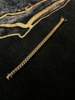 10K Gold Miami Cuban 8”